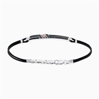 Bracciale Zancan Uomo in Argento Zirconia EXB391R-N - EXB391R-N